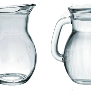 Jarra de agua en cristal o electroplata