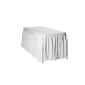 Mantel tablon blanco 10 puestos